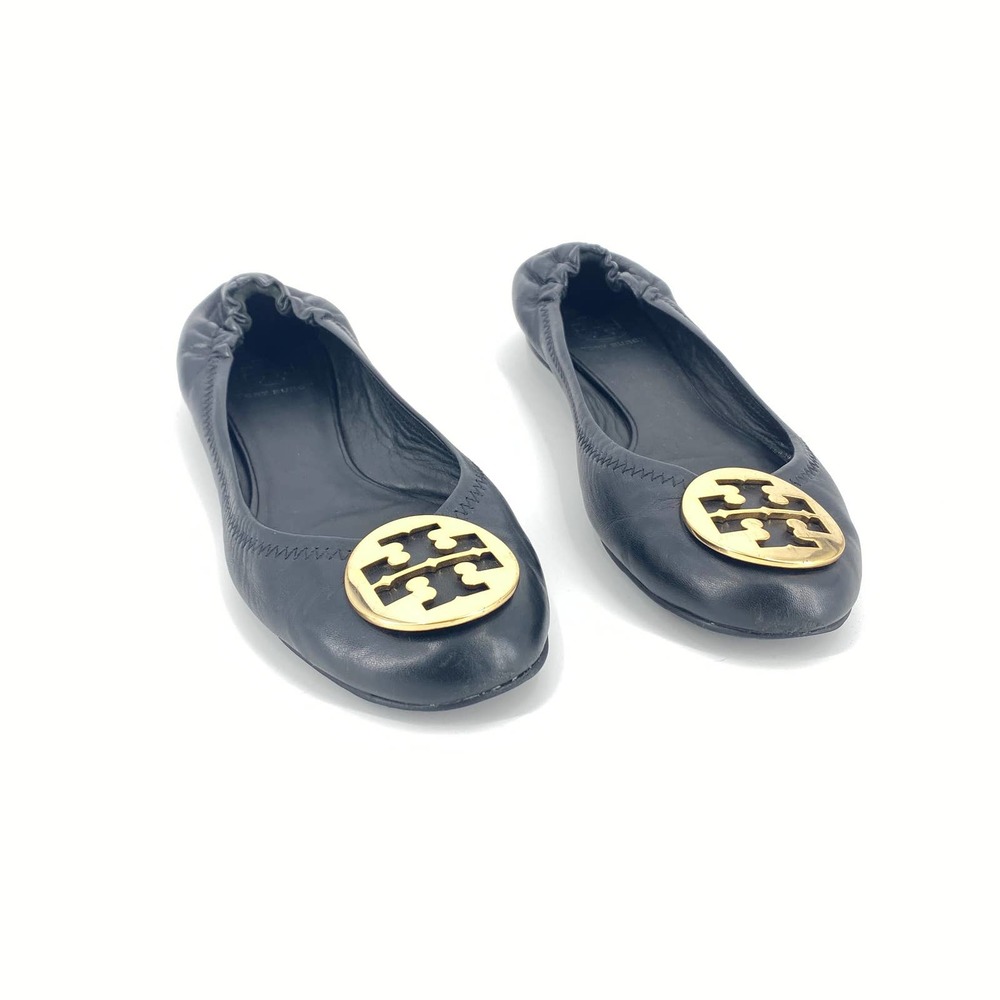 Tory Burch Minnie Travel Ballet Flat Black 9M